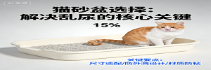 猫砂盆选择:解决乱尿的核心关键